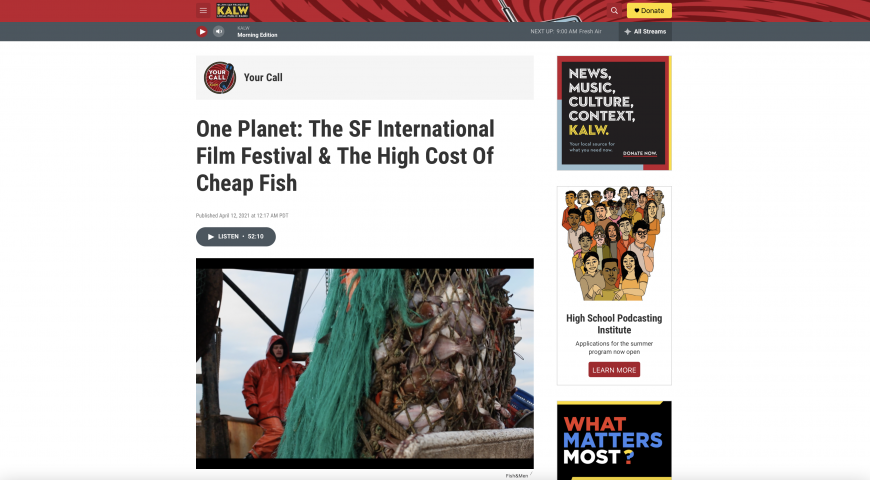 Fish & Men Directors interview on KALW